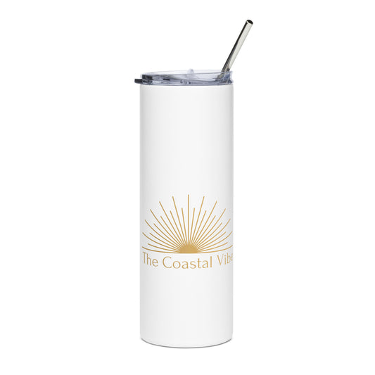 Stainless steel tumbler - The Coastal Vibe