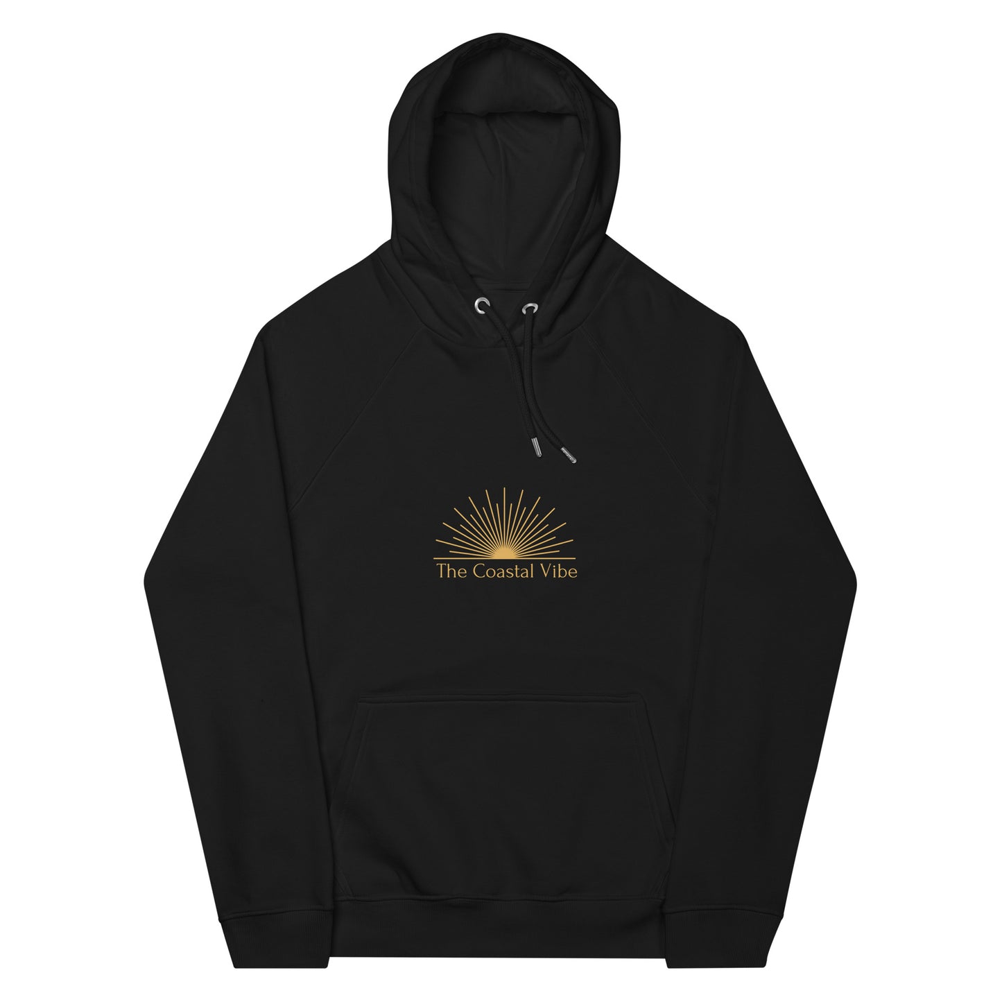 Unisex eco raglan hoodie - The Coastal Vibe