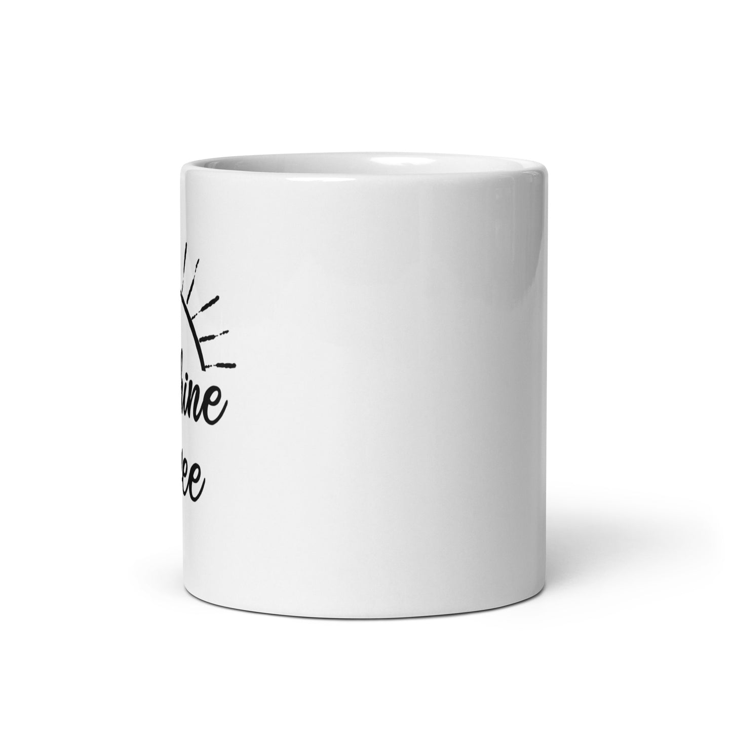 White glossy mug - Sunshine & coffee